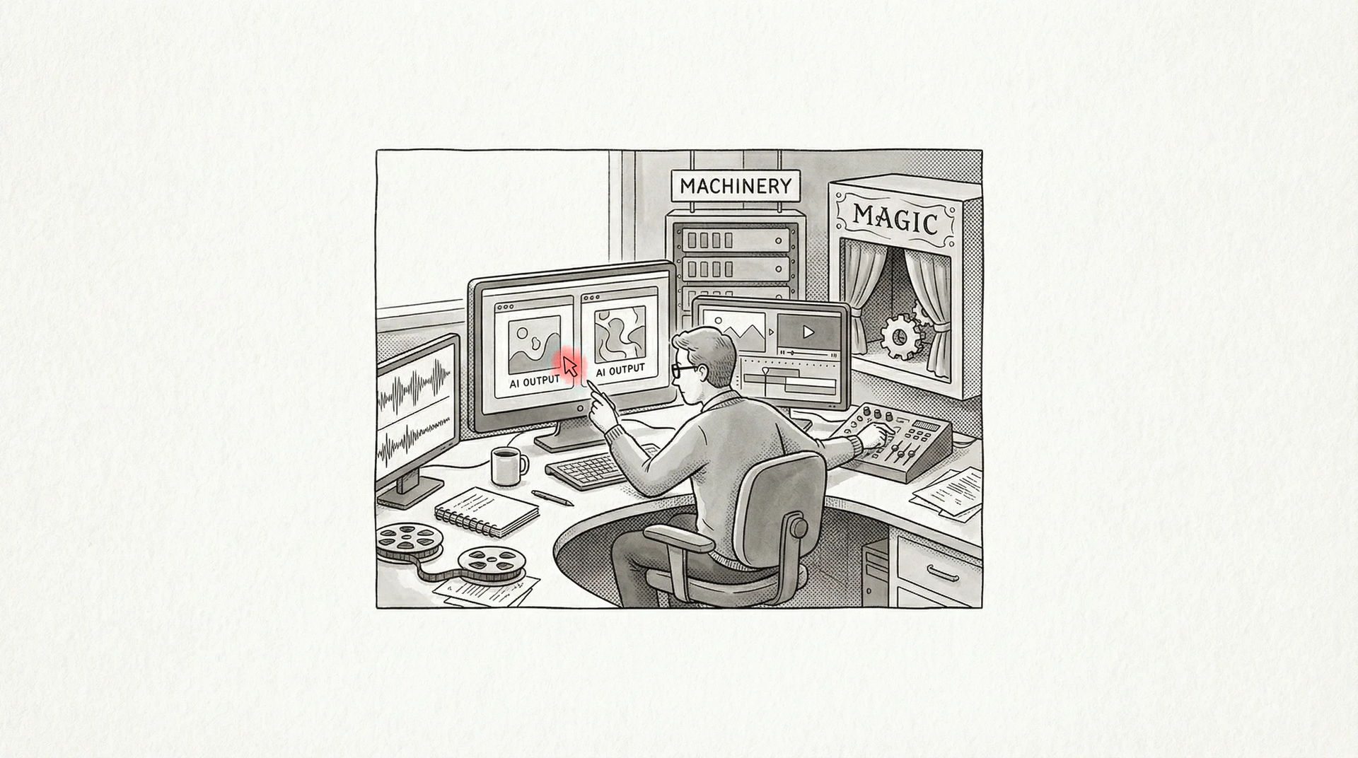 Cover illustration for: What AI Can and Can't Do in Creative Production Right Now