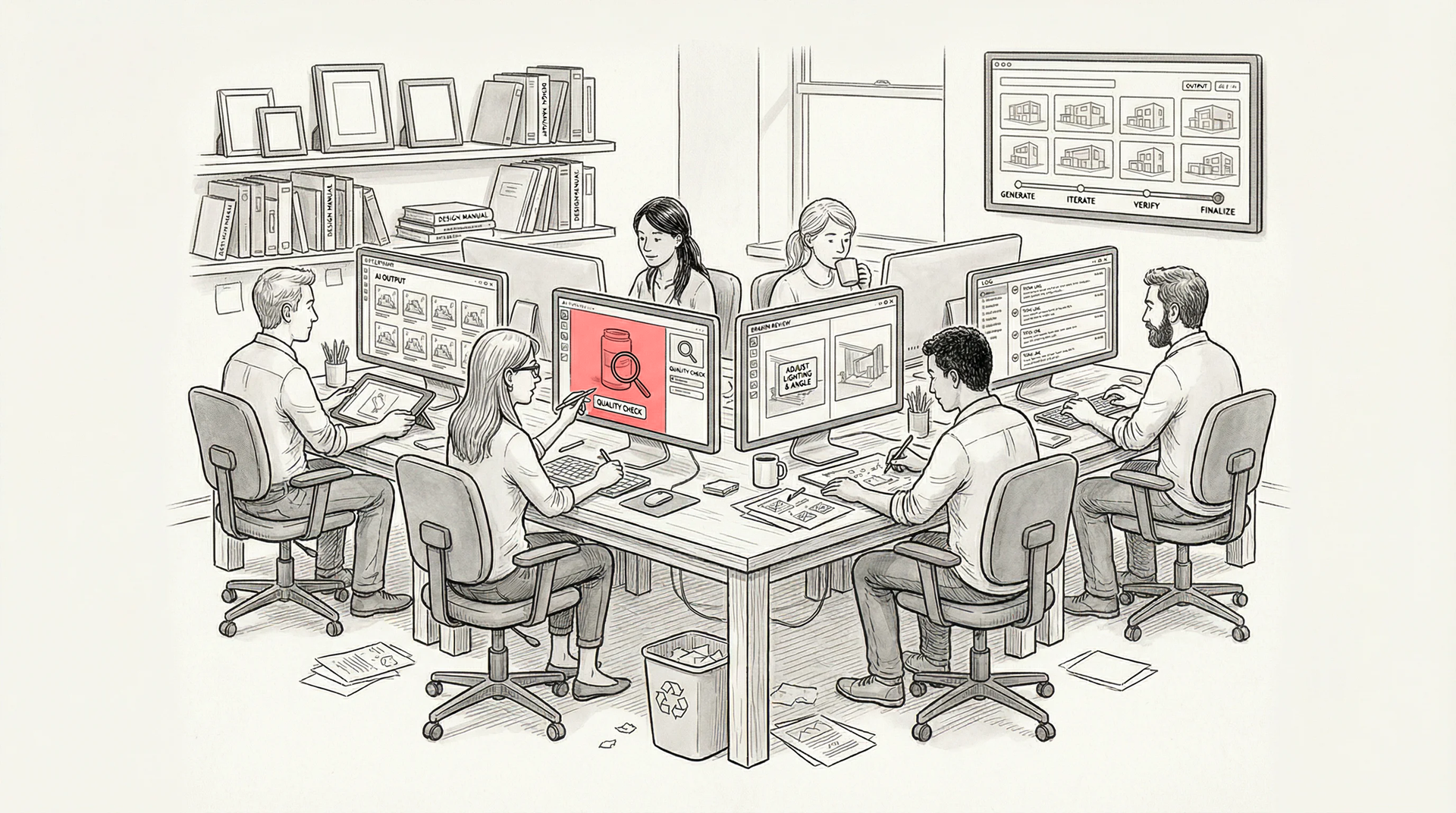 Cover illustration for: What I Actually Learned Using AI on Client Work This Year