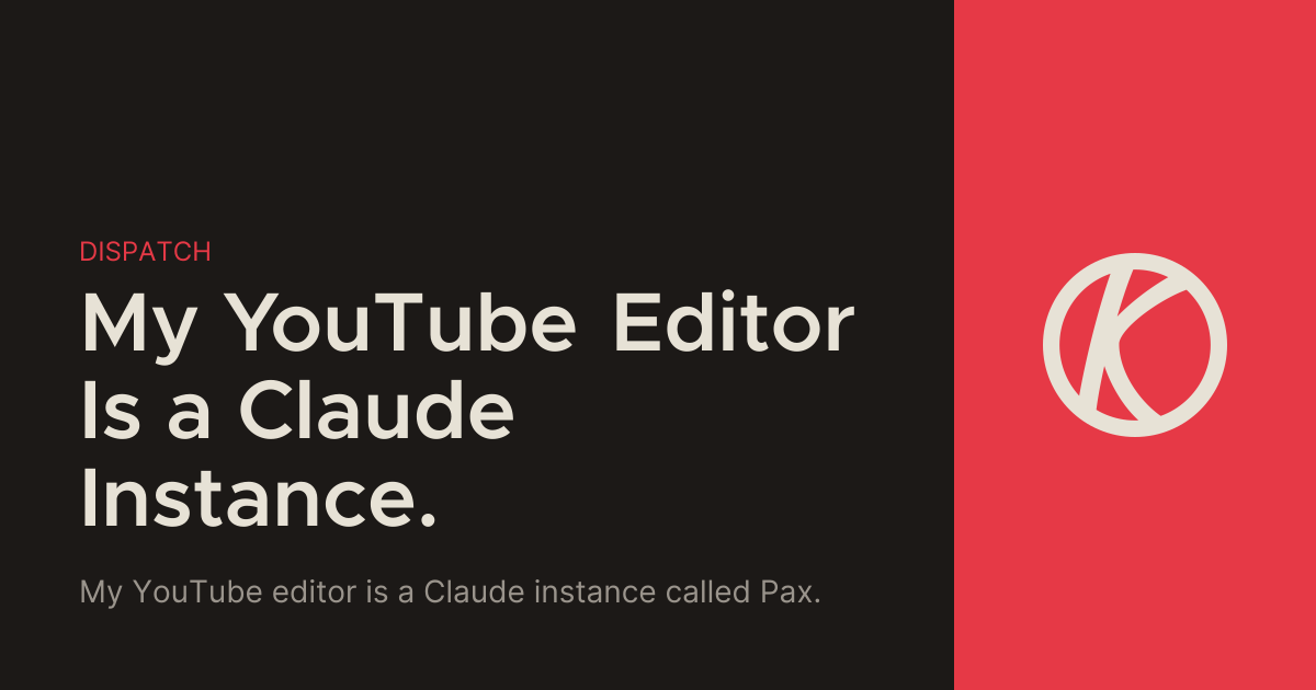 My YouTube Editor Is Claude | Omar Kamel